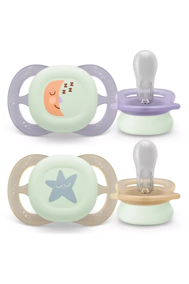 Philips Avent Ultra Start Nighttime 0-2 Ay Şeffaf Kız Emzik