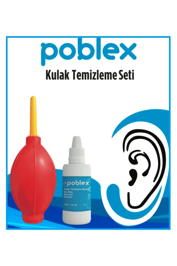 Poblex Kulak Temizleme Seti Pompalı