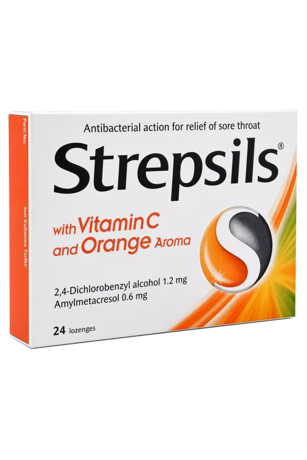Strepsils Portakal C Vitamini Aromalı 24 Pastil