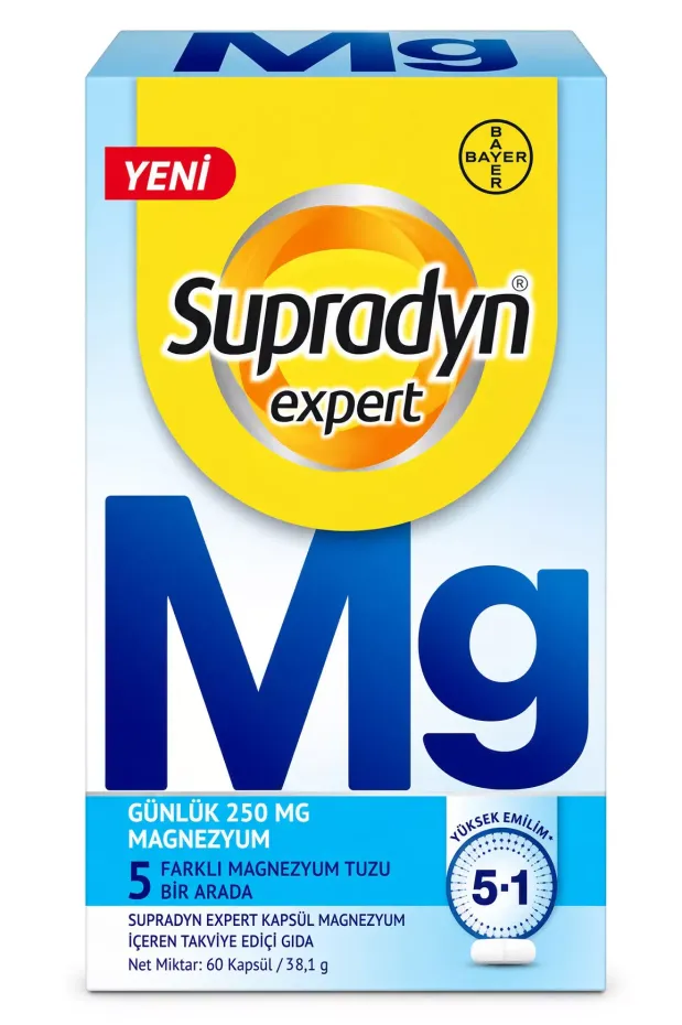 Supradyn Expert Magnezyum 60 Kapsül