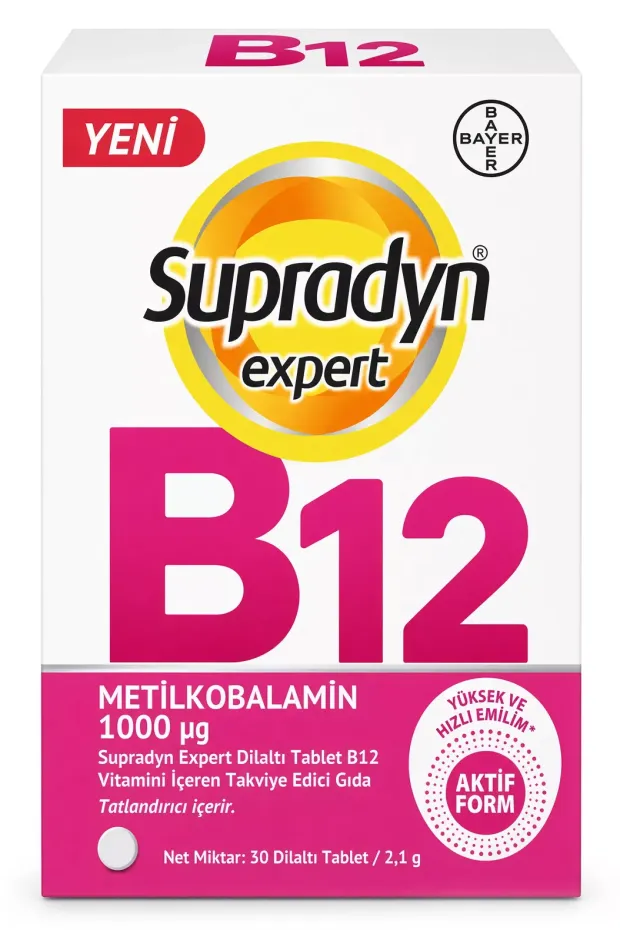 Supradyn Expert Vitamin B12 30 Tablet