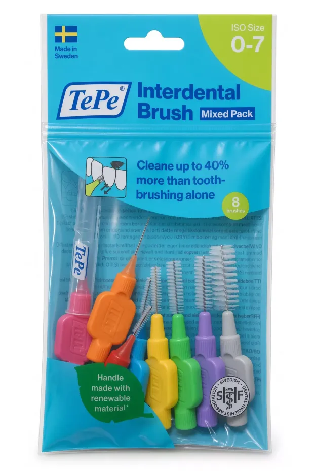 Tepe Arayüz Fırçası Karışık Orjinal Set 8li Paket