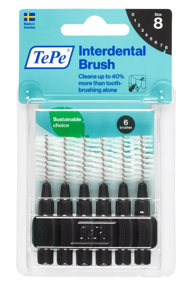 Tepe Interdental Siyah 1,5 mm 6lı
