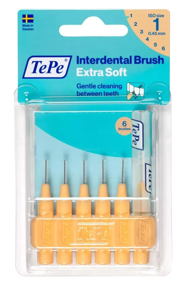 Tepe T201 Extra Soft Arayüz Fırçası 0,45 mm Size 1 - Sarı