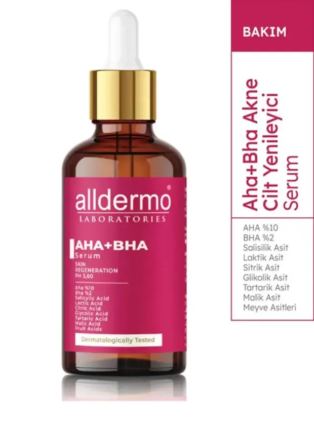 Alldermo AHA+BHA Cilt Yenileyici Serum 30 ml