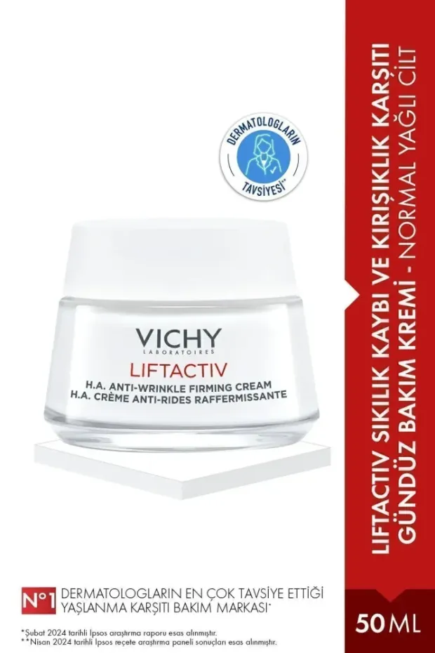 Vichy Liftactiv Supreme Cream 50 ml - Normal ve Karma Ciltler İçin Kırışıklık Giderici ve Sıkılaştırıcı Krem