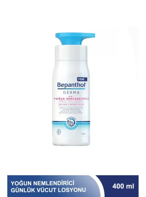 Bepanthol Derma Nem Yoğun Nemlendirici Günlük Vücut Losyonu 400ml