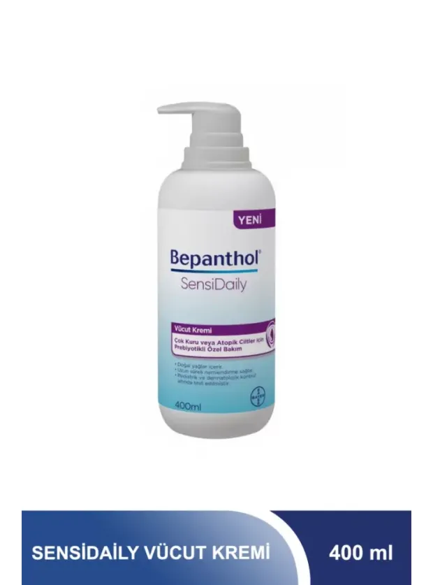Bepanthol SensiDaily Pompalı 400 ml Vücut Kremi
