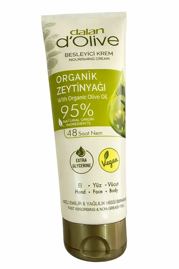Dalan D'Olive Doğal Zeytinyağlı 250Ml Nemlendirici El ve Vücut Kremi