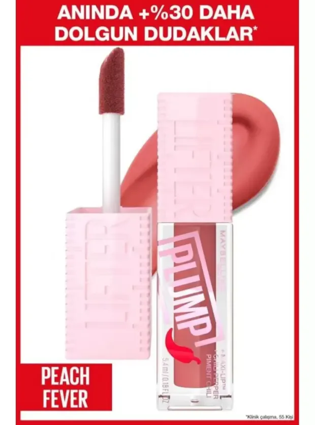 Maybelline Lifter Plump Dudak Parlatıcısı - Peach Fever - 005 -