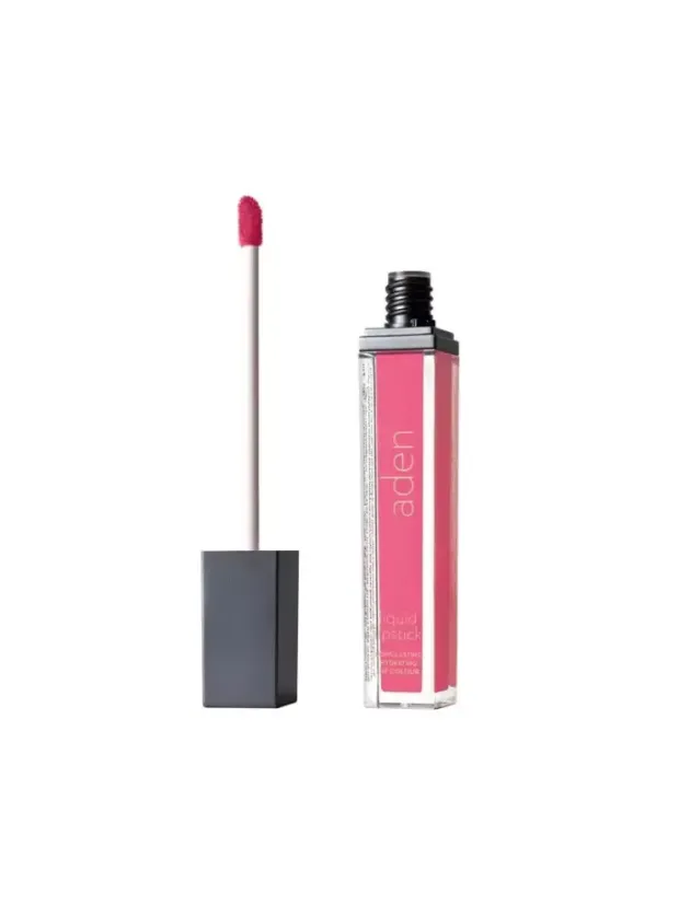 Aden Liquid Lipstick - 12 Brink Pink -