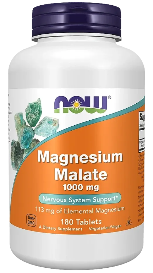 Now Magnesium Malate 180 Tablet