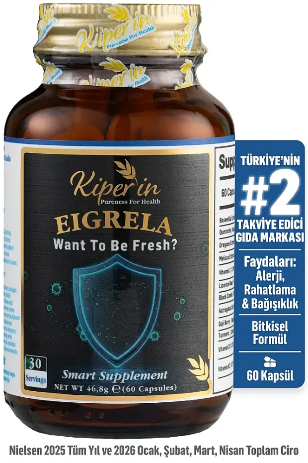 Kiperin Eigrela Kuersetin 60 Kapsül