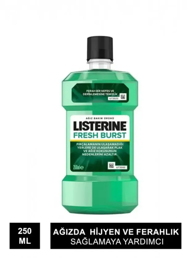 Listerine Fresh Burst 250 ml Ağız Gargarası - Ferah Nane