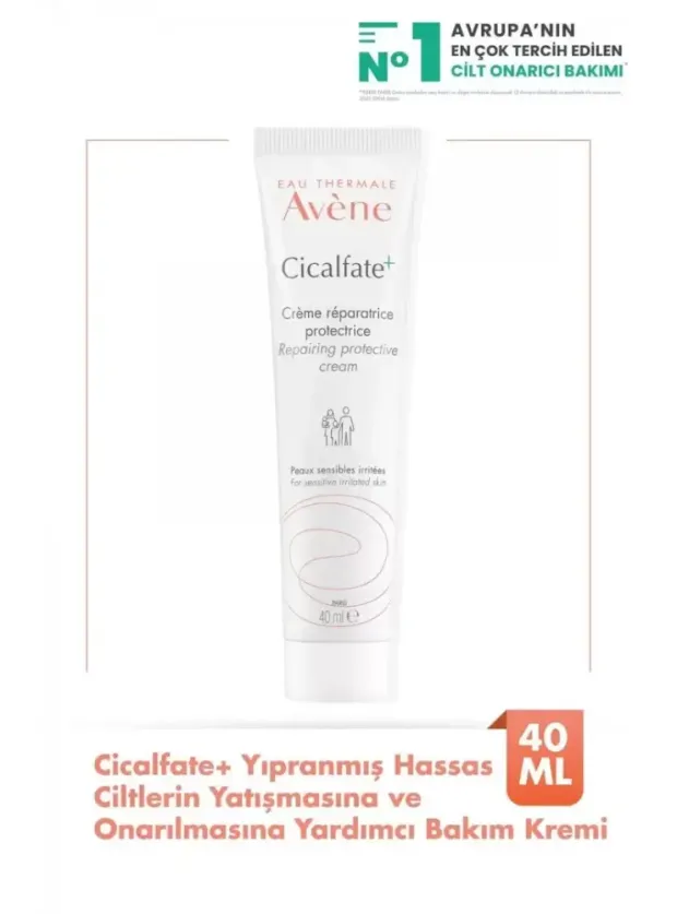 Avene Cicalfate+ Yıpranmış Hassas Ciltlerin Yatışmasına ve Onarılmasına Yardımcı Bakım Kremi 40 ml