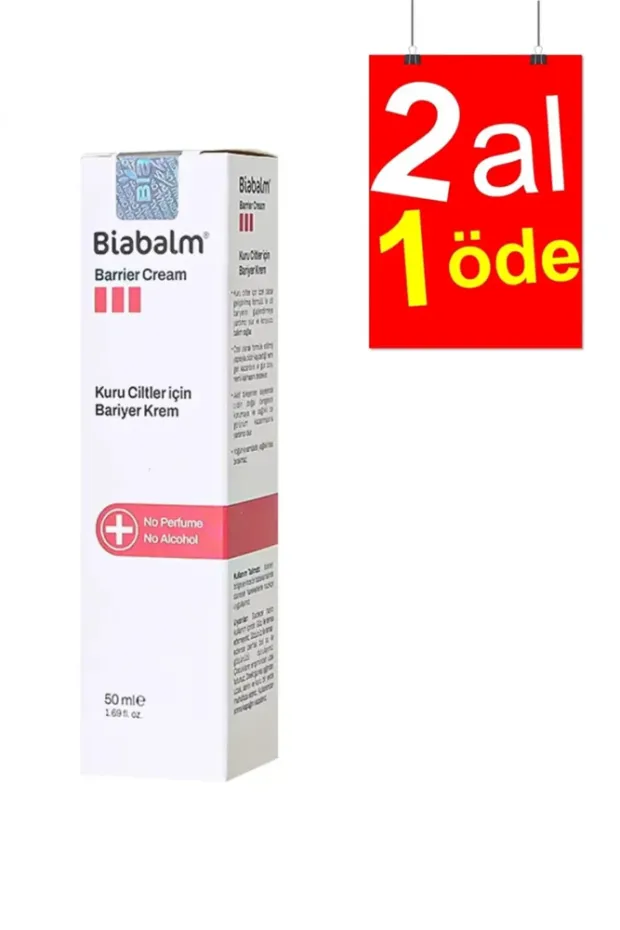 Biabalm Bariyer Krem Kuru Ciltler İçin 50 ml - 2AL1ÖDE