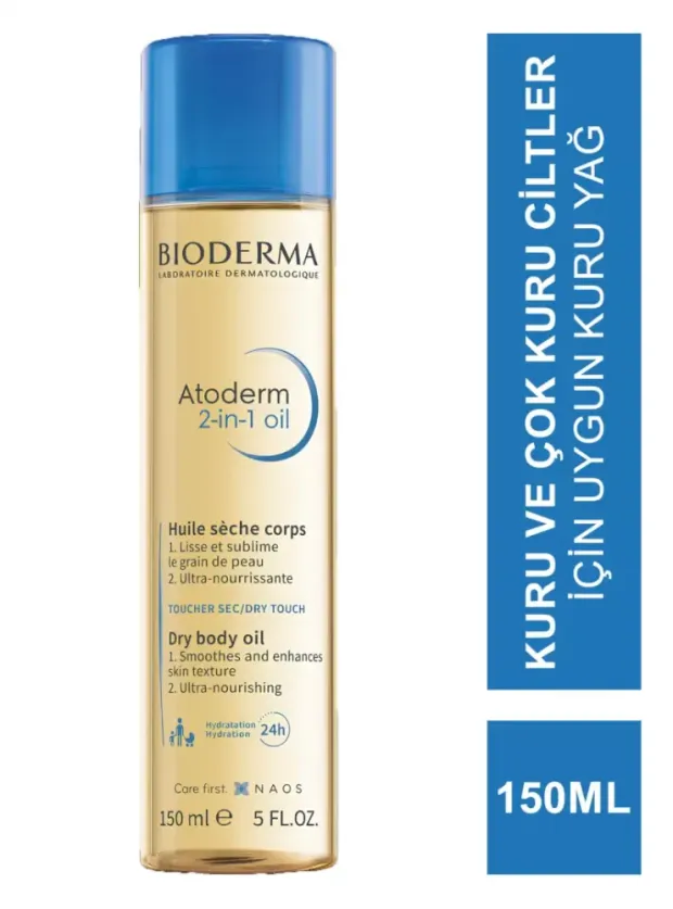 Bioderma Atoderm 2in1 Oil Nemlendirici Kuru Yağ 150 ml