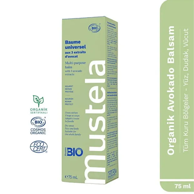 Mustela Multi-Purpose Balm 3 Etkili Avokado Balsam 75 ml