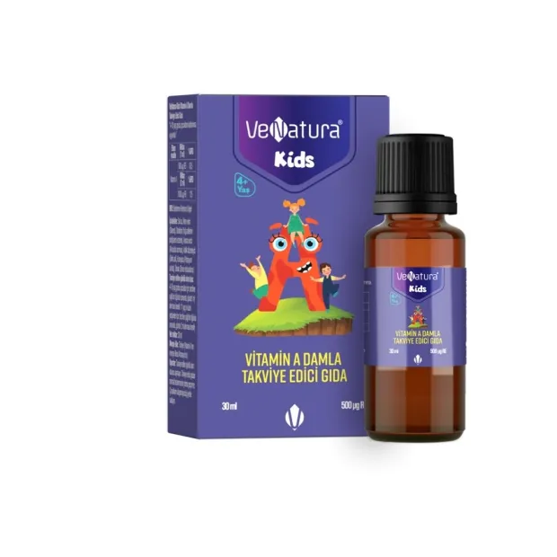 VeNatura Kids Vitamin A Damla Takviye Edici Gıda 30 ml