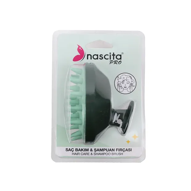 Nascita Saç Bakım Ve Şampuan Fırçası - Yeşil
