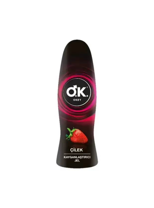 Okey Çilek Aromalı Kayganlaştırıcı Jel 50 ml
