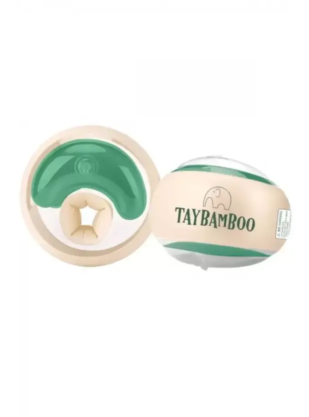 Taybamboo Classıcs Yuvarlak Üç Hava Odalı Yüzme Yardımcısı Kolluk - Yeşil - Small (1-5 Yaş 6-19kg)