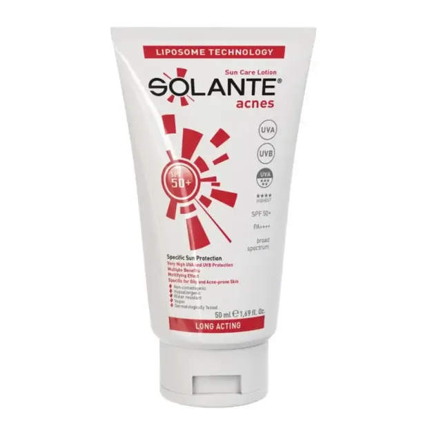 Solante Acnes Losyon SPF50+ 50 ml