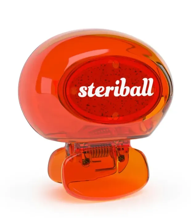 Steriball Yetişkin Diş Fırçası Koruyucu Hijyenik Kap - Turuncu - Limon Kokulu