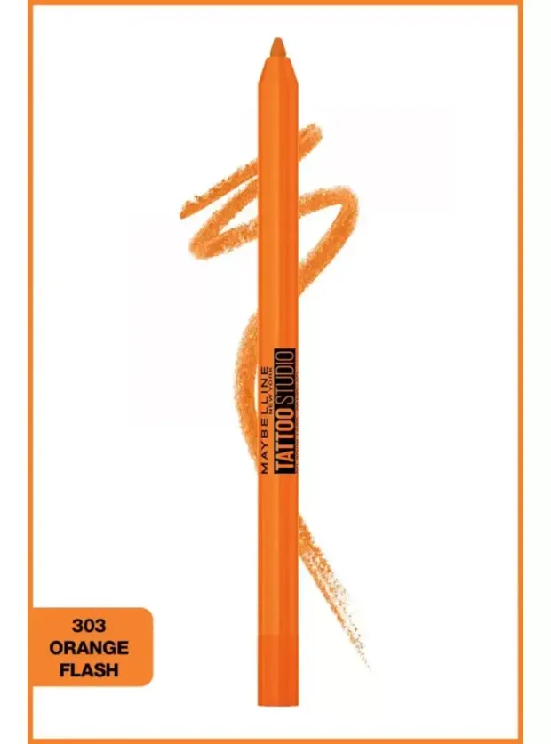 Maybelline New York Tattoo Liner Jel Göz Kalemi - Orange Flash - 303
