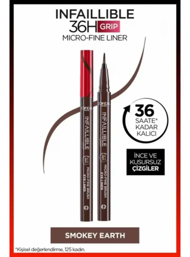 Loreal Paris Infaillible 36H Grip Micro Fine Eyeliner 03 ANCIENT ROSE -Pembe-