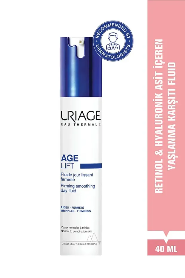 Uriage Age Lift Retinol ve Hyalüronik Asit İçeren Yaşlanma Karşıtı Fluid 40 ml