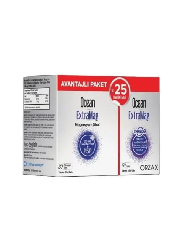 Ocean Extramag 30 Saşe + Extramag Threog 60 Tablet