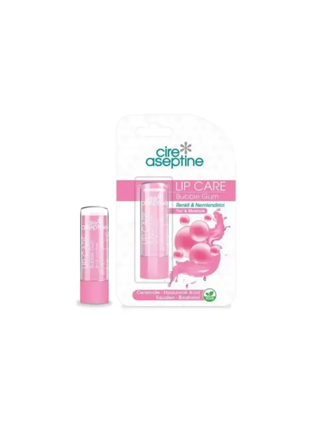 Cire Aseptine Bubble Gum Renkli Nemlendirici Dudak Bakım Kremi 4|5gr