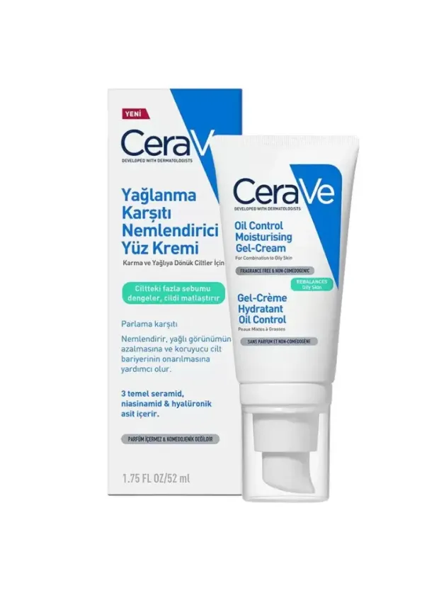 Cerave Yağlanma Karşıtı Nemlendirici Yüz Kremi 52 ml