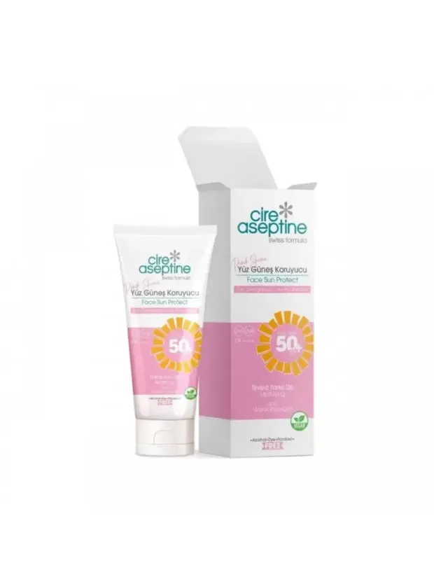 Cire Aseptine Güneş Koruyucu Yüz Ton Dengeleyici SPF 50+ 50ml - Pink Shine