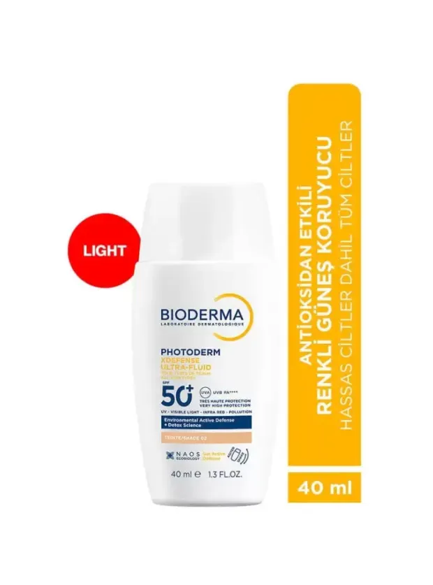 Bioderma Photoderm XDefense Ultra-Fluid SPF50+ 40 ml - Light
