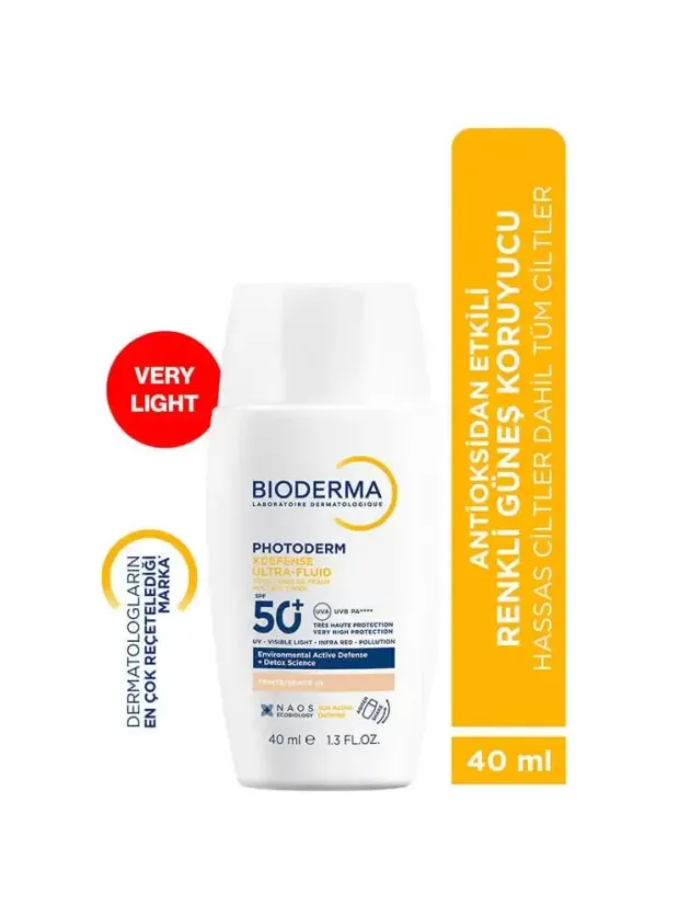 Bioderma Photoderm XDefense Ultra-Fluid SPF50+ 40 ml - Very Light
