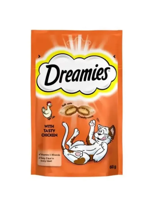 Dreamies Tavuklu Kedi Ödül Maması 60 gr