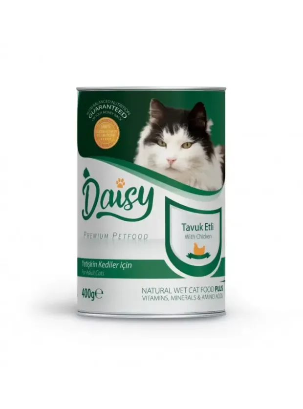 Daisy Premium Pet Tavuk Etli Kedi Konservesi 400 Gr