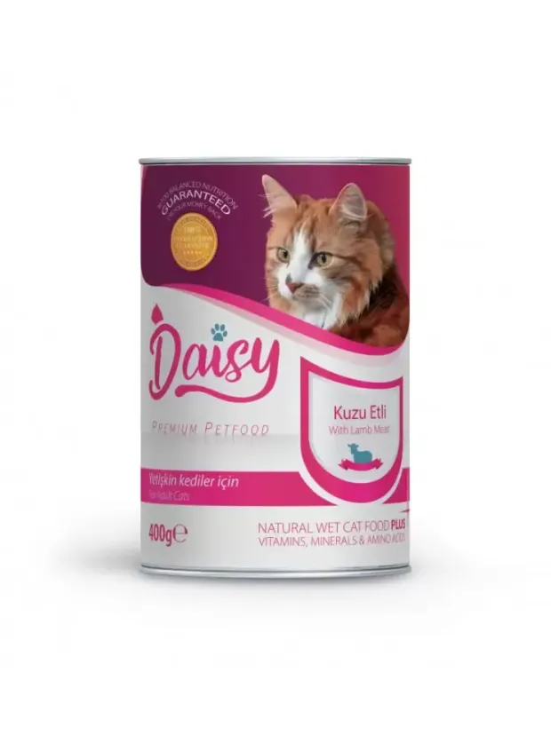 Daisy Premium Pet Kuzu Etli Kedi Konservesi 400 Gr