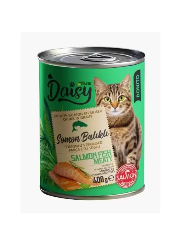 Daisy Plus Bonito Steril Somonlu Kedi Konservesi 400 Gr