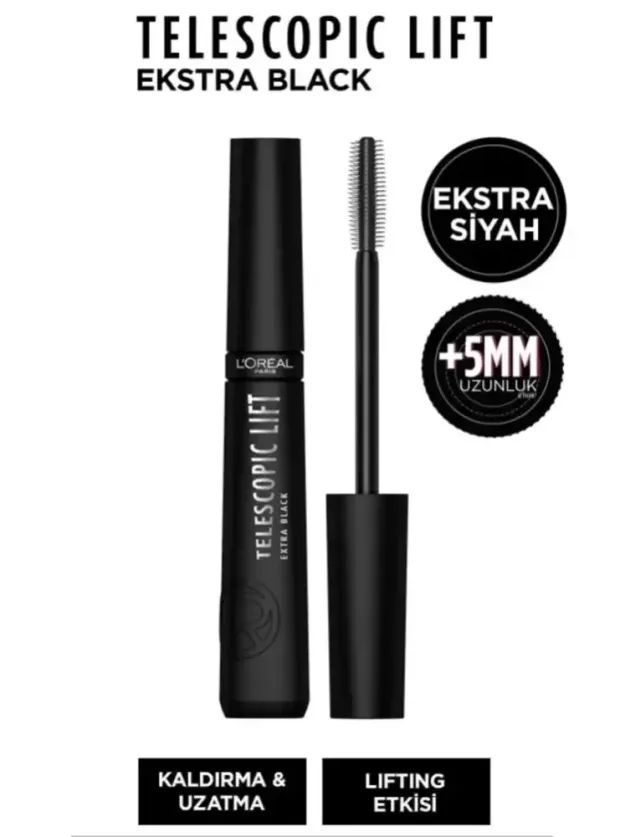 Loreal Paris Telescopic Lift Extra Black Maskara 9.9ml