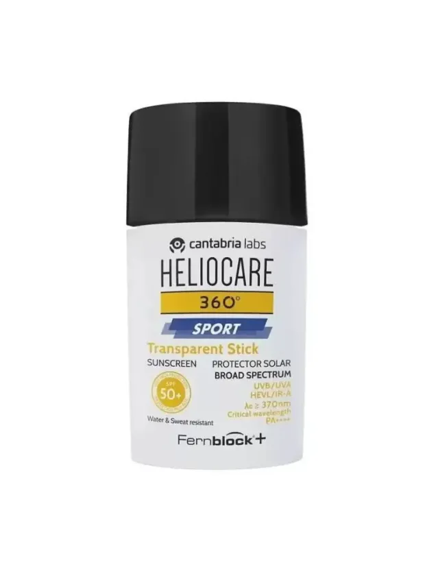 Heliocare 360º Sport Stick Transparent SPF50+ 25 gr