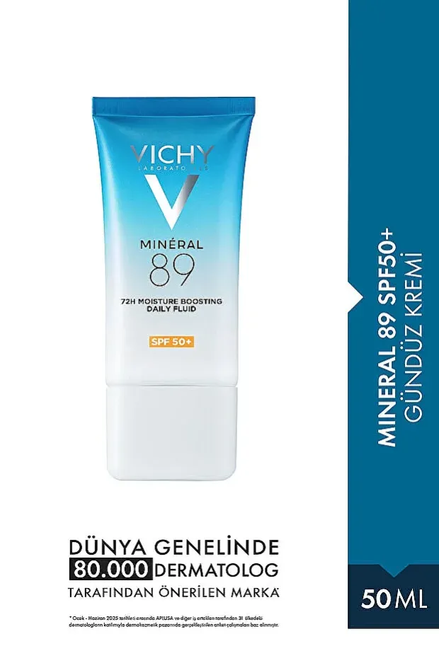 Vichy Mineral 89 Moisture Boosting Daily Fluid SPF 50+ 50 ml