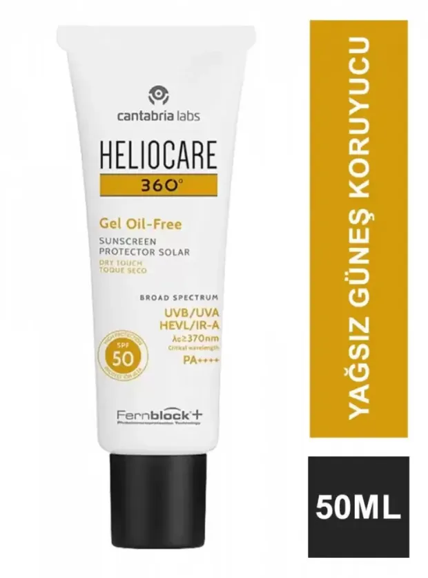 Heliocare 360 Gel Oil-Free Dry Touch SPF50 50 ml