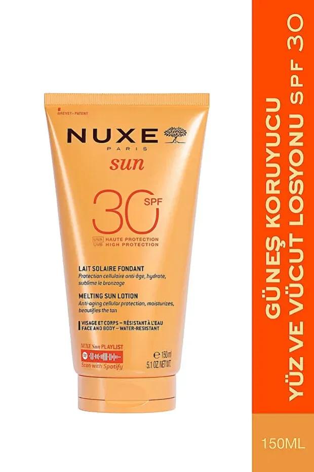 Nuxe Sun Spf 30 Lait Delicieux Protection 150 ml Güneş Koruyucu Yüz ve Vücut Sütü