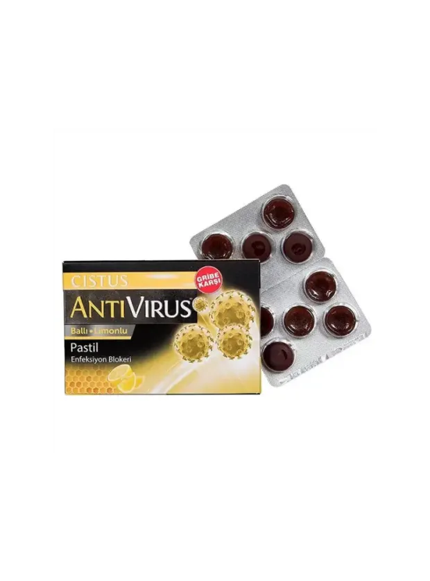 Cistus Antivirus Ballı Limonlu Pastil 10 Adet