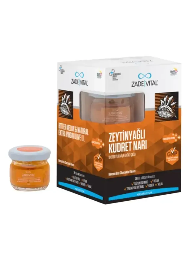 Zade Vital Zeytinyağlı Kudret Narı 20 ml x 8 Cam Kavanoz