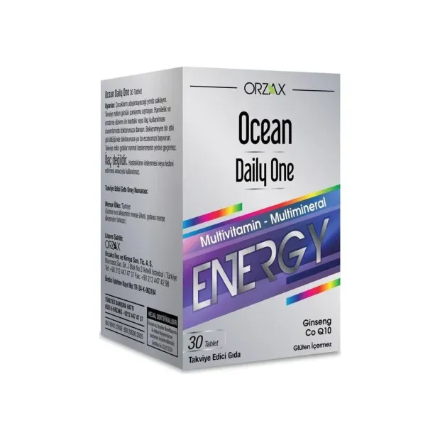 Ocean Daily One Energy 30 Tablet - Takviye Edici Gıda