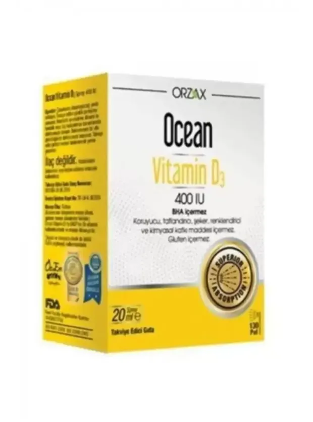 Ocean Vitamin D3 400 IU Sprey 20ml